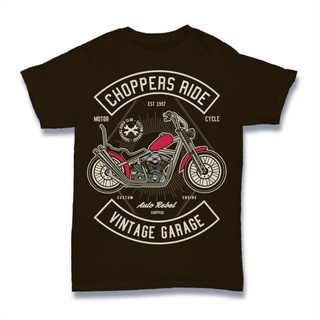 เสื้อยืดผู้ชาย เสื้อยืด พิมพ์ลาย Gildan Distro Chopper Ride Tvector สําหรับผู้ชาย และผู้หญิง S-5XL