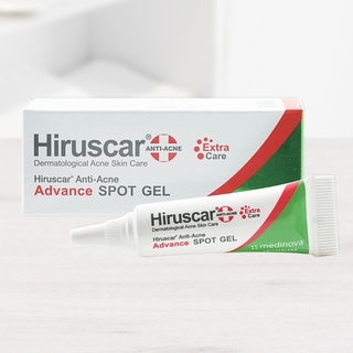 Hiruscar Anti Acne Advance Spot Gel เจลดูแลผิวเป็นสิว ฮีรูสการ์ แอนตี้แอคเน่ แอดวานซ์ สปอตเจล [ขนาด 4 กรัม]