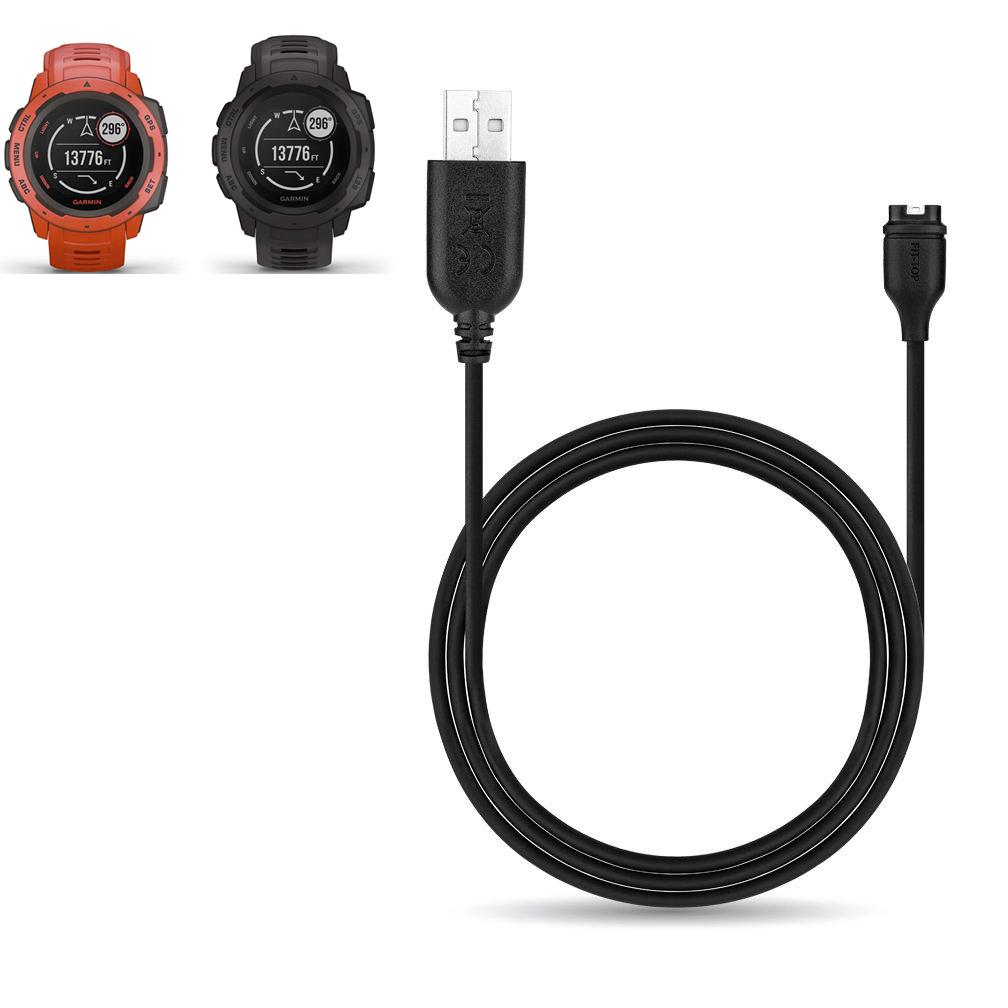 ราคาสายชาร์จ USB สำหรับ Garmin Instinct Fenix 5 6 5X 6X 5S 6S Plus instinct 2 Vivoactive 3 music 4 935 245 945 745 Venu 2 2S Sq เครื่องชาร์จนาฬิกา