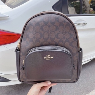 COURT BACKPACK IN SIGNATURE CANVAS (COACH 5671)