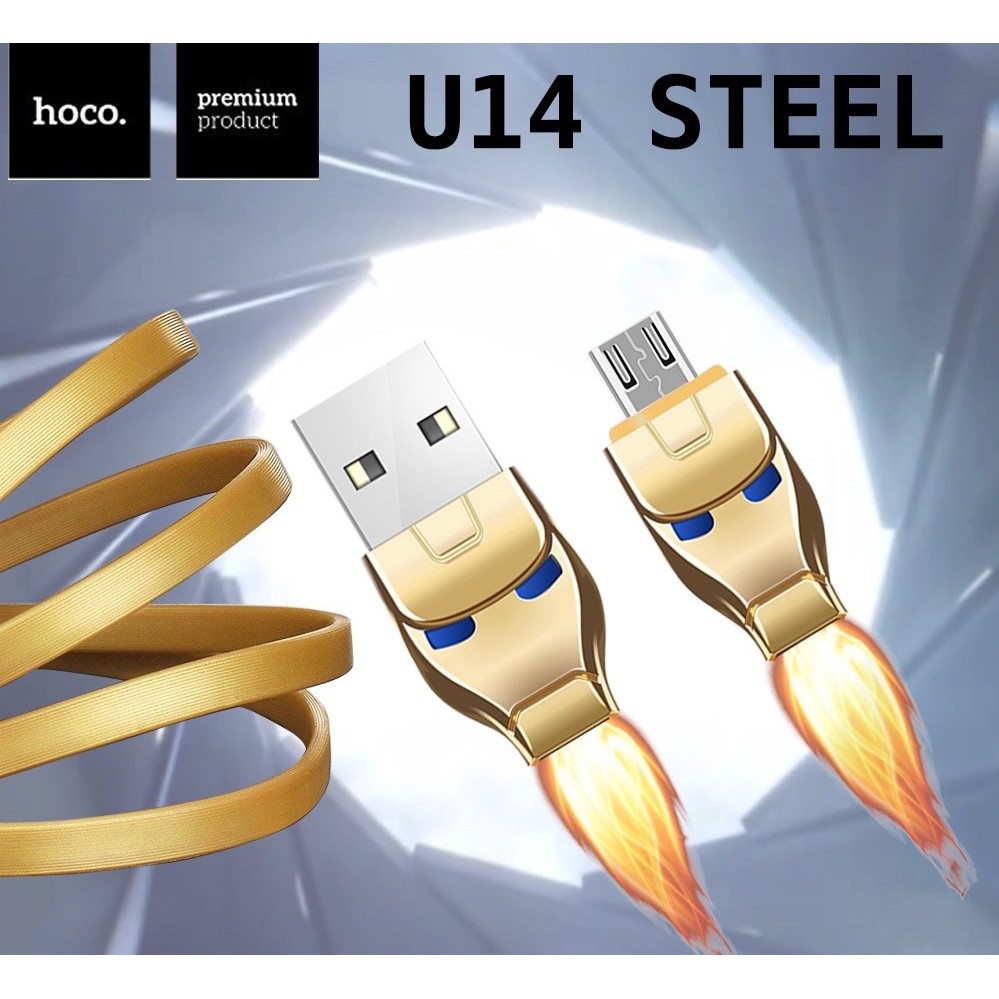 HOCO สายชาร์จ U14 สำหรับ Android / iPhone