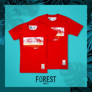 Beesy เสื้อยืด รุ่น Forest สีแดง (ราคาต่อตัว)