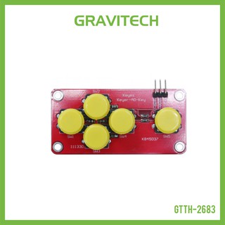 [Gravitechthai]Keyes 5-Button Analog Voltage Divider Keypad