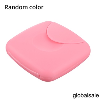 Storage Box Plastic Tampon Holder Portable Mini Woman Toiletry Travel Organizer Case Color Random