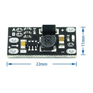 โมดูลบูสต์แบตเตอรี่ลิเธียม 3.7v เป็น 12V Mini DC-DC รองรับเอาท์พุต 5V 8V 9V 12V