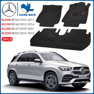 LittleBird พรมปูพื้นรถยนต์ Benz GL-Class GLA200 GLA250 W156 GLC220 GLC250 W253 พรมรถยนต์