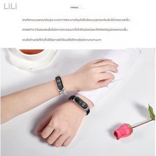 band สาย♞◄เหมาะสำหรับสายรัดข้อมือ Xiaomi Mi Band 5 3nfc สายรัดผ้าไนลอนสากลสร้อยข้อมือกีฬาสมาร์ทสามหรือสี่รุ่นเปลี่ยนเข็