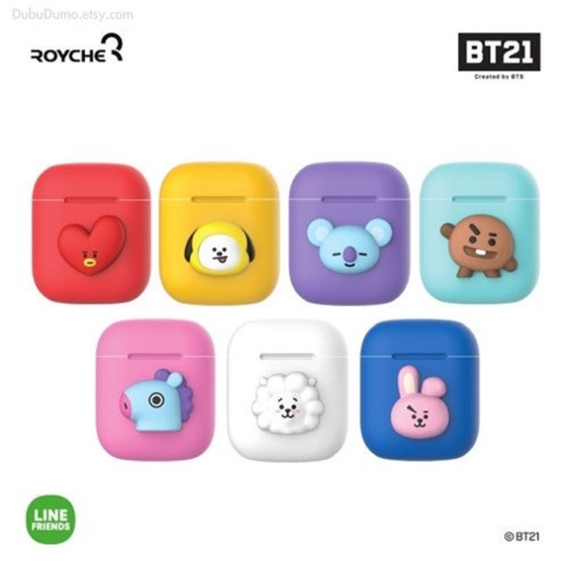 [CLEARANCE] ฝาครอบเคส AIRPODS OFFICIAL BT21