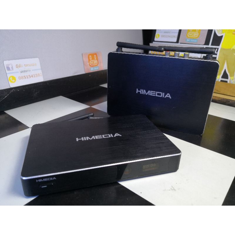 กล่องเอ็นดรอย์​ทีวี HIMEDIA H8 PLUS กล่องเอ็นดรอยทีวี (android tv box) มือสองสภาพสวยใช้งานได้ปกติ