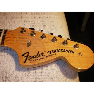 โลโก้กีต้าร์ fender 1969 Decal paper สติ๊กเกอร์น้ำ