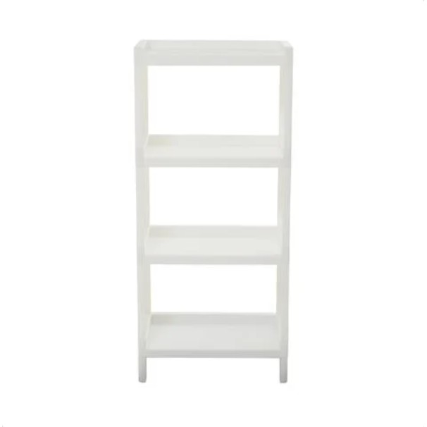 ชั้นวางของ 4 ชั้น 48x30x107 ซม. สีขาว