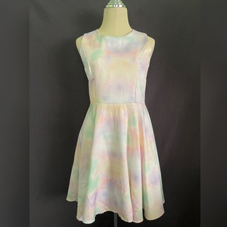 (New) Pastel Dress 🌈 เดรสกระโปรงทรงเอสีพาสเทล สีน่ารักสดใส