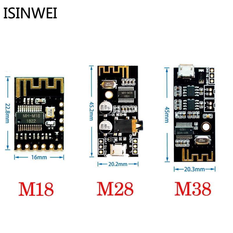 mh -mx 8 โมดูลเสียงสเตอริโอบลูทูธไร้สาย 4 . 2 m 18 mh - m 28 mh- m 38