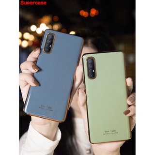 Luxury 6D plating Original color phone case OPPO A91 A8 Reno 3 Pro 2F 2Z 2 ACE Z 10x zoom Avocado color Soft cover