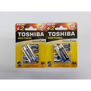 ถ่าน TOSHIBA / Duracell Everyday Alkaline AAA ได้ถ่าน12ก้อน ราคาสุดคุ้ม