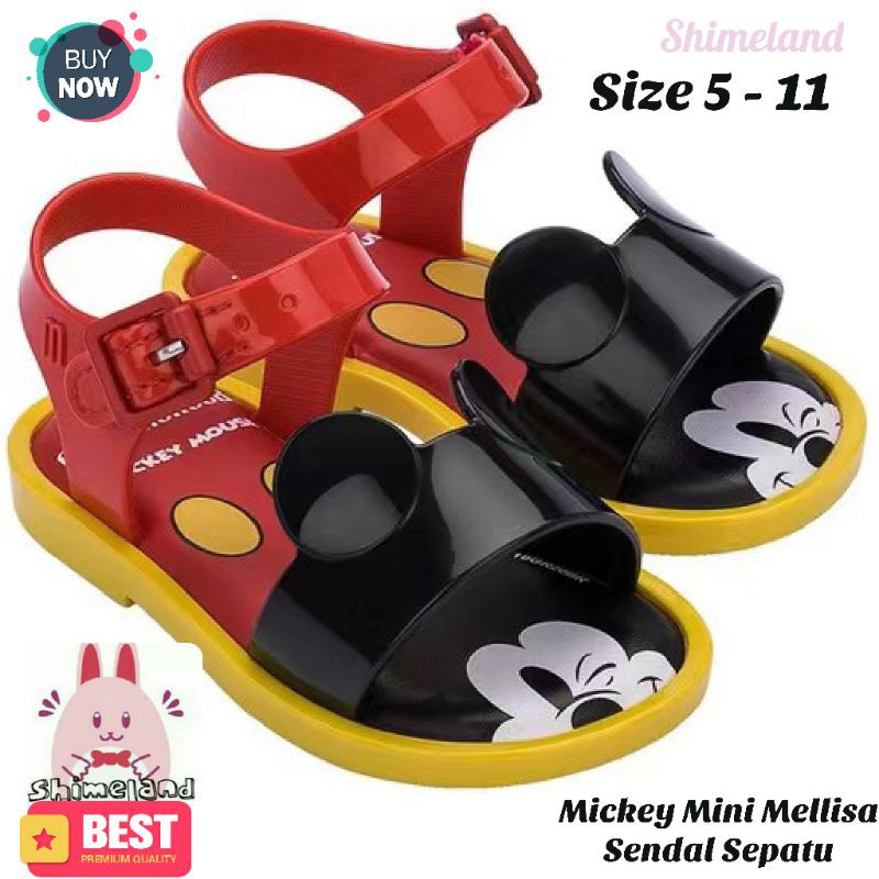 MINI MELISSA Melissa ดูรองเท้าเจลลี่แบนสําหรับเด็กผู้หญิง