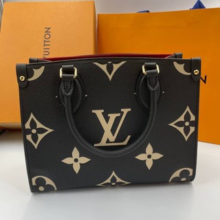 #louisvuitton #onthego #theleather เกรด vip Size 10นิ้ว อุปกรณ์ full box set