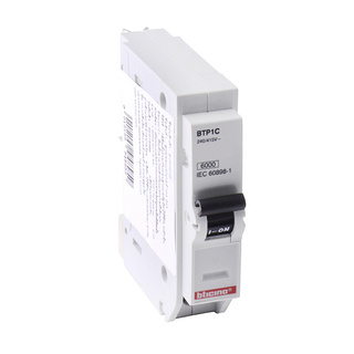 🔥The Best!! BTICINO ลูกย่อยเบรกเกอร์ รุ่น BTP1C10 6kA ขนาด 10 แอมป์ สีเทา Circuit Breakers &amp; Consumer Units