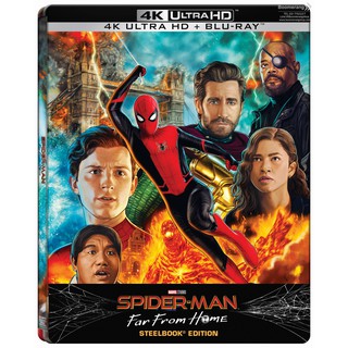 Spider-Man: Far From Home/สไปเดอร์-แมน ฟาร์ ฟรอม โฮม (4K Ultra HD + Blu-ray + Steelbook) (4K/BD มีเสียงไทย/ซับไทย)