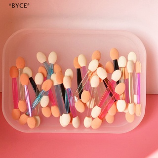 Byce 10 รูป สองด้าน ใช้แล้วทิ้ง อายแชโดว์ ฟองน้ํา แอพพลิเคชั่น แปรงแต่งหน้า