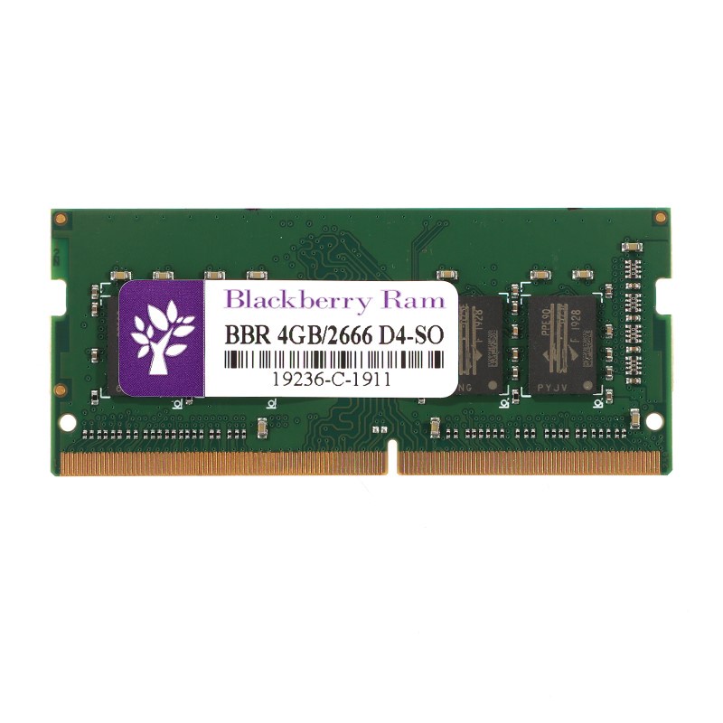 RAM DDR4(2666, NB) 4GB BLACKBERRY 8CHIP แรมสำหรับโน๊ตบุ๊คประกัน LT.