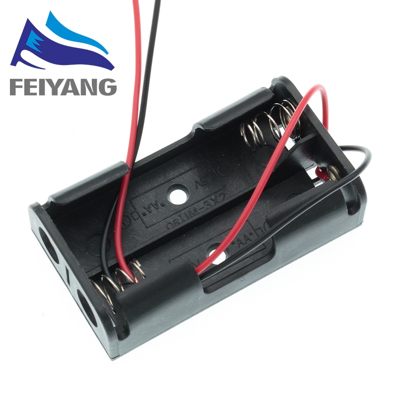 กล่องพลาสติกใส่แบตเตอรี่ AA/18650 ขนาดมาตรฐาน พร้อมสายไฟ 3.7V/1.5V - รูปที่ 4