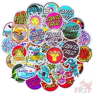 50Pcs/Set ❉ Santa Cruz - Fashion Skateboard Brand Logo สติ๊กเกอร์ ❉ DIY Fashion Mixed Waterproof Doodle Decals สติ๊กเกอร์