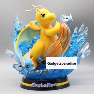 โมเดลฟิกเกอร์ Pokemon Egg Pokemon Mega XY Dragonite PVC ขนาด 28 ซม. ของเล่นสําหรับเด็ก