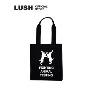 LUSH กระเป๋าผ้า FIGHTING ANIMAL TESTING BAG