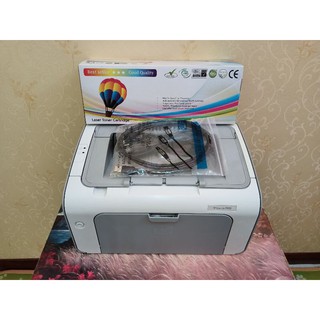 HP Laser Jet P1102 (มือสอง )พร้อมใช้ (ฟรีตลับหมึกใหม่+สายไฟ+สาย USB)ประกัน 7วัน ผ่านการทดสอบแล้วทุกเครื่อง