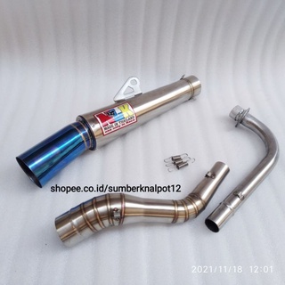 Nlk Ekzos EX5 Racing Ekzos EX5 ท่อไอเสีย EX5 ท่อไอเสีย EX5 แบบเปิด รูปดวงจันทร์