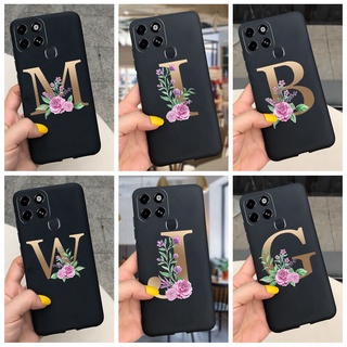 เคสซิลิโคนนิ่ม ลายตัวอักษร หรูหรา สําหรับ Infinix Smart 6 X6511B X6511