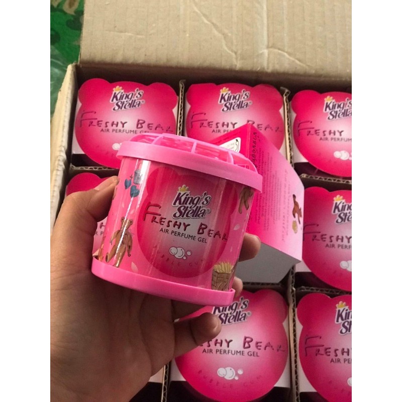 💕น้ำหอมหมีซิ่งหอมๆ🐻💕ปรับอากาศในรถ😘สีชมพูกลิ่นหอมๆฮิตสุดๆๆสีชมพู💕ต้องมีติดรถสักกระป๋องนะคะ🥰🥰
