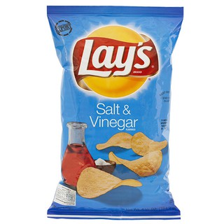 เลย์มันฝรั่งทอดกรอบรสเค็มและเปรี้ยว 184.2กรัม Lays Potato Chips Salty and Sour Flavor 184.2g.