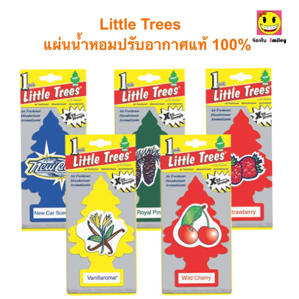 Little Trees แผ่นน้ำหอมปรับอากาศ น้ำหอมปรับอากาศ ลิขสิทธิ์ของแท้ 100%