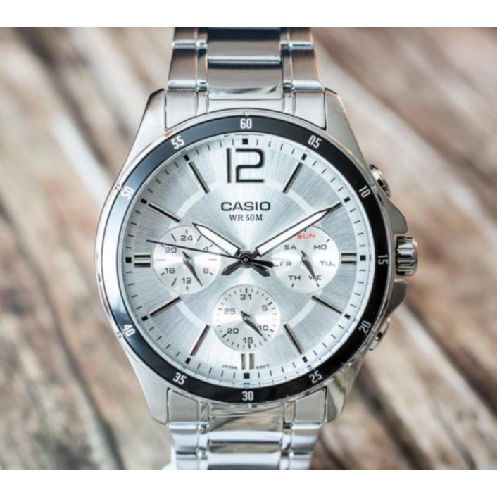 ของแท้ CASIO นาฬิกาคาสิโอ ผู้ชาย รุ่น MTP-1374 / Atime นาฬิกาข้อมือ MTP1374 นาฬิกาข้อมือผู้ชาย ของแท้ ประกัน1ปี