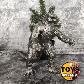 mechagodzilla 2021 หุ่นก๊อตซิลล่าเหล็ก งานซอฟไวนิล แข็งแรง มีจุดขยับแขน ขา และหาง สูง 17 เซนติเมตร