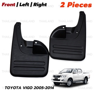 พลาสติก กันขี้โคลน ยางบังโคลน สีดำด้าน สำหรับ Toyota Vigo ตัวสูง ปี 2005-2014