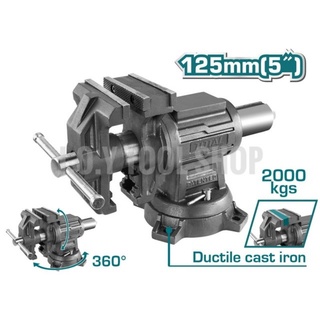 Total ปากกาจับเหล็กมีแท่น หมุนได้360องศา ขนาด5" รุ่นTHTMF6156 (ส่งฟรี)