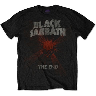 T-shirt  เสื้อยืดแขนสั้น พิมพ์ลายหัวกะโหลก Sabbath สีดํา สไตล์ฮิปฮอป คลาสสิก ขนาดใหญ่S-5XL