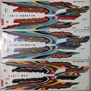 สติ๊กเกอร์ Mio-Z ปี 2006 รุ่น 6 ติดทั้งคัน เคลือบเงาแท้ สีสวย เงา กาวเหนียว ติดทน สติ๊กเเกอร์ติดรถมอเตอร์ไซค์ มีโอ