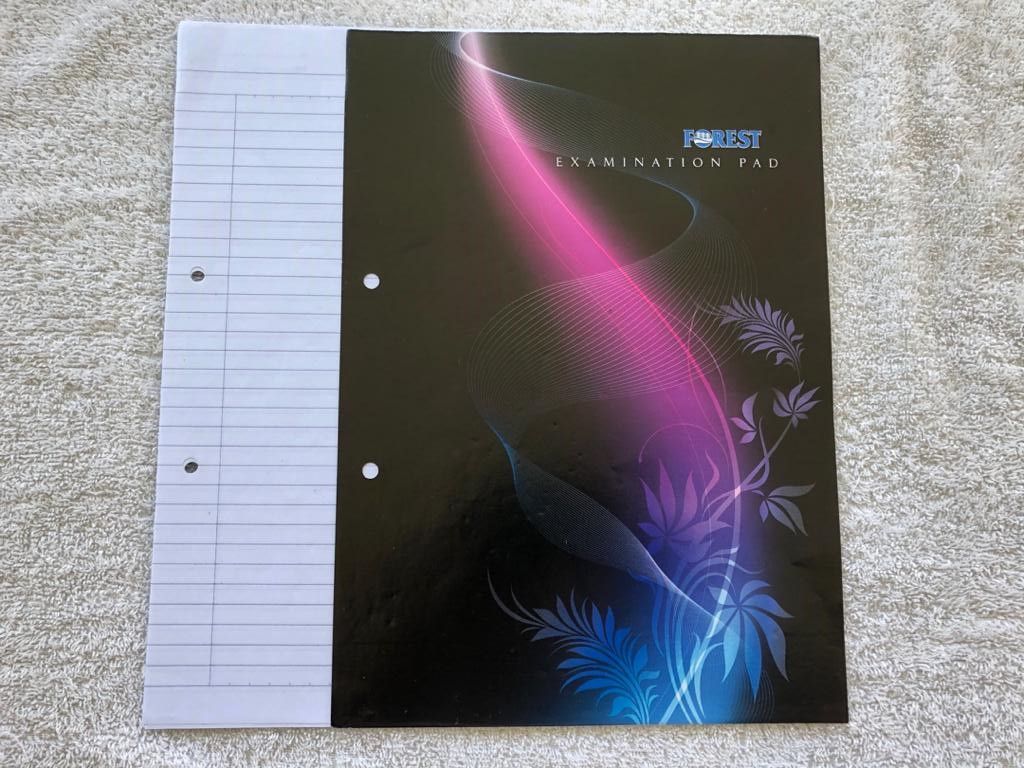 FOREST CF7401 55gms A4 50s EXAM PAD x 10 ชิ้น