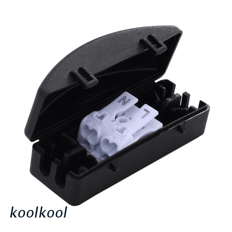 Koolool กล่องแยกสายเคเบิ้ลเชื่อมต่อไฟฟ้า 2 ทาง กันน้ํา