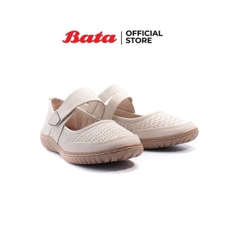 Bata บาจา รองเท้าส้นแบนลำลอง หุ้มส้น สายปรับระดับได้ ใส่ง่าย น้ำหนักเบา ไม่ลื่น สำหรับผู้หญิง รุ่น Aurora สีเบจ 5518973