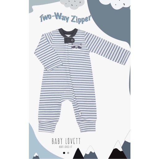 ของใหม่ babylovett ชุดนอนเด็ก two-way zipper size 3T
