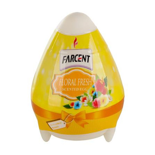 เจลปรับอากาศ FARCENT EGG กลิ่นฟลอรัล เฟรช 170 กรัม ให้ความหอมสดชื่นยาวนาน และกลบกลิ่นอันไม่พึงประสงค์