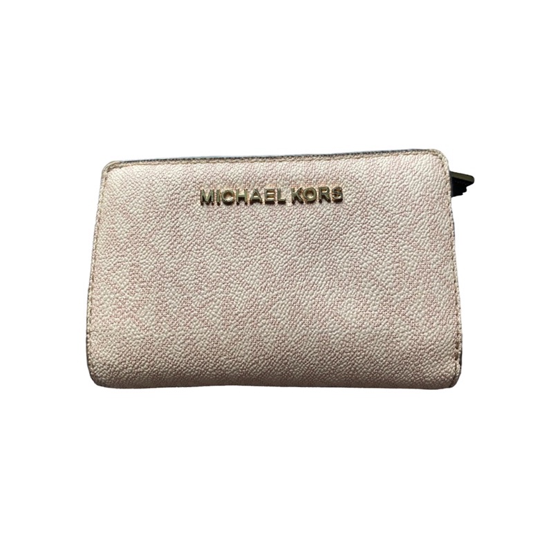 กระเป๋าสตางค์ใบสั้น michael kors มือสอง แท้ 100%