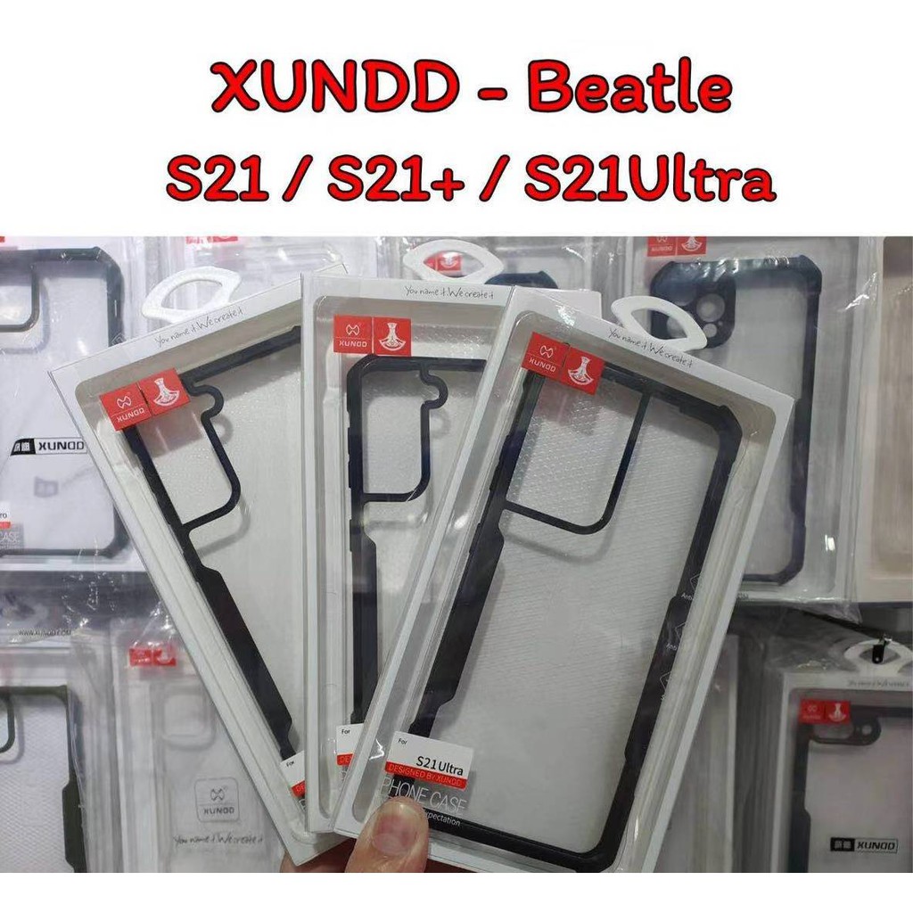 XUNDD Case Samsung S21 / S21Plus / S21Ultra  เคสของแท้ เคส เคสกันกระแทก หลังใส ราคา ถูกที่สุด ดีลบีเคเค