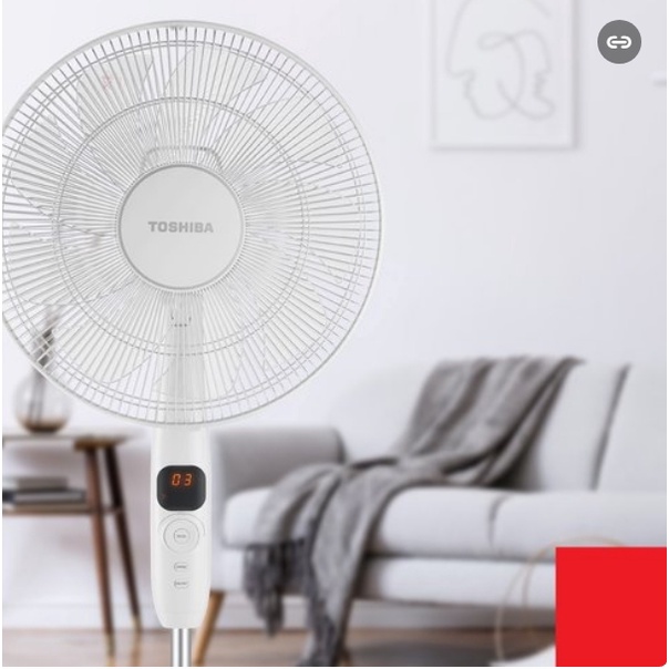 ( มีคูปองลดเพิ่ม ) TOSHIBA พัดลมตั้งพื้น รุ่น F-DSY80TH(W) ราคา ถูกที่สุด ดีลบีเคเค แกลเลอรีภาพที่ 4