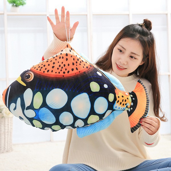 Undersea World Down Cotton Soft Body Doll Turtle Clown Fish Plush Toy ...